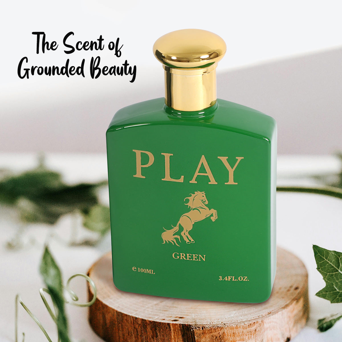Play Green Spray Cologne Eau De Toilette For Men - 100ML/3.4 FL.OZ.