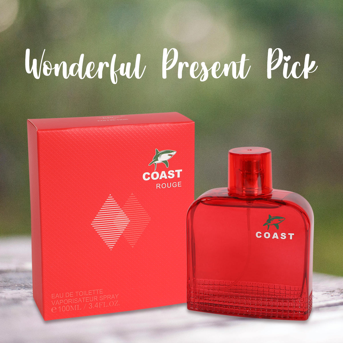 Coast Rouge Spray Cologne Eau De Toilette For Men - 100ML/3.4 FL.OZ.