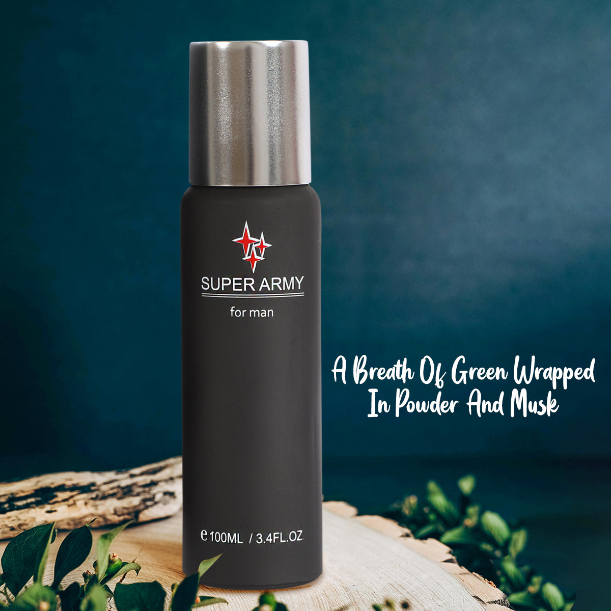 Super Army Spray Cologne Eau De Toilette For Men - 100ML/3.4 FL.OZ.