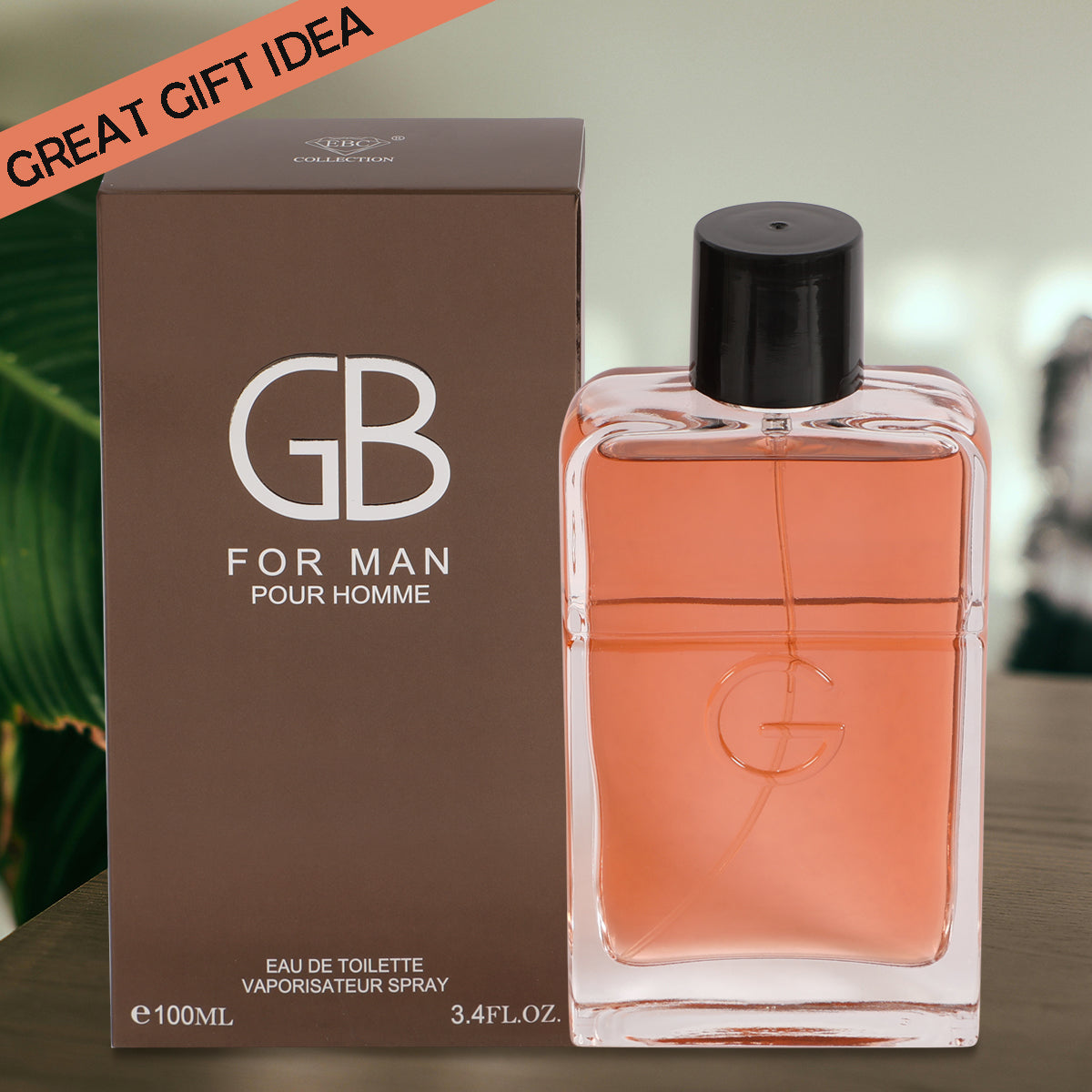 GB Spray Cologne Eau De Toilette For Men - 100ML/3.4 FL.OZ.
