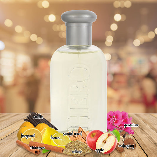 Hero Spray Perfume Eau De Toilette For Men - 100ML/3.4 FL.OZ.