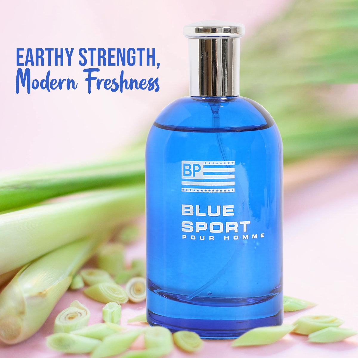 Blue Sport Spray Cologne Eau De Toilette For Men - 100ML/3.4 FL.OZ./3PCS
