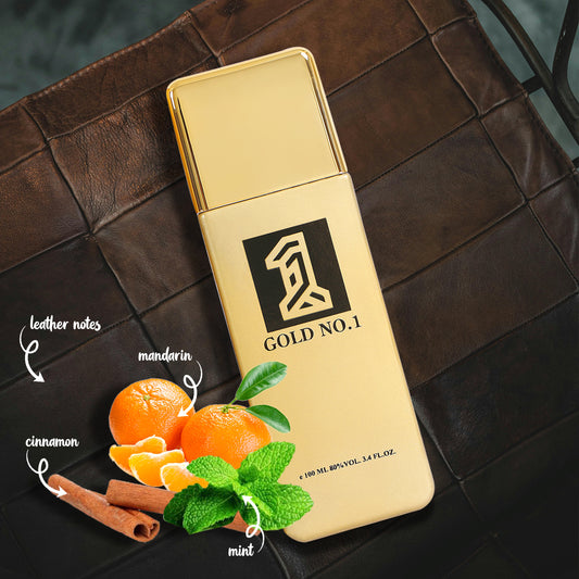 Gold No.1 Spray Cologne Eau De Parfum For Men - 100ML/3.4 FL.OZ.