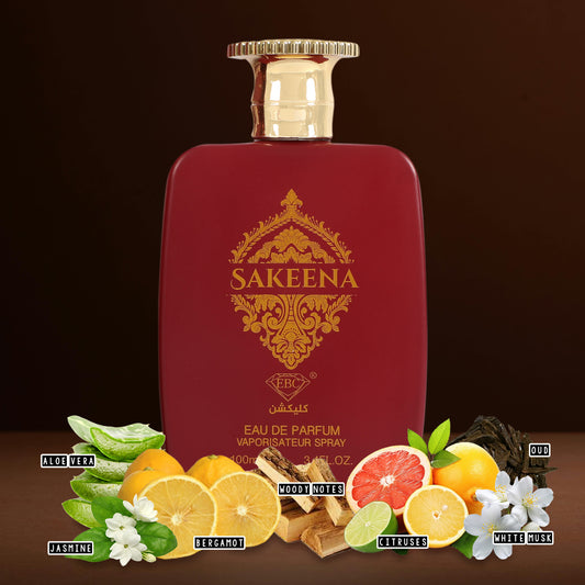 Sakeena Spray Perfume Eau De Parfum For Women - 100ML/3.4 FL.OZ