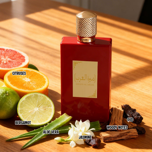 Mirate Al Arabe Spray Perfume Eau De Parfum For Men & Women - 100ML/3.4 FL.OZ.