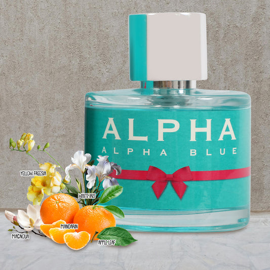 Alpha Blue Spray Perfume Eau De Parfum For Women - 100ML/3.4 FL.OZ.
