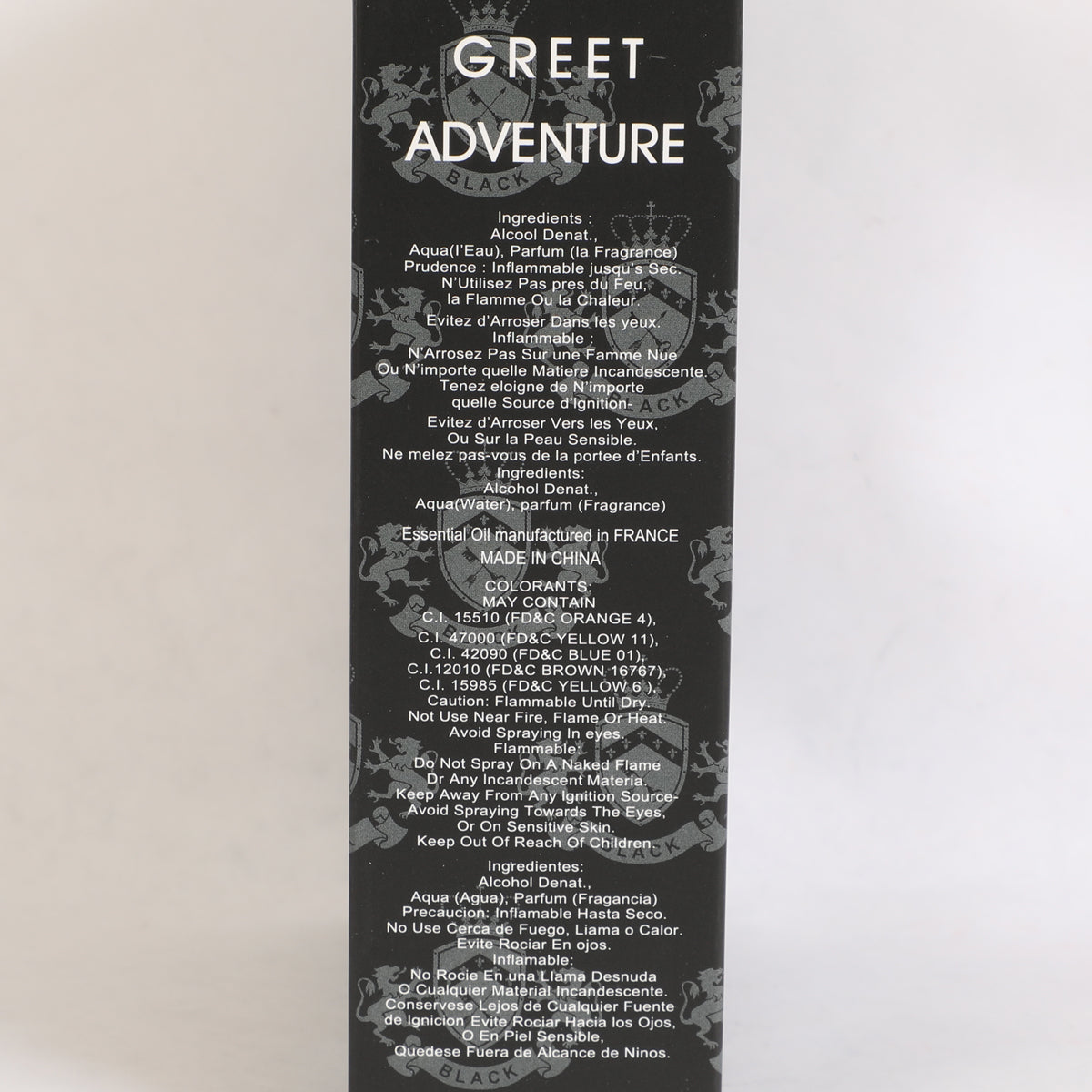 Greet Adventure Spray Perfume Eau De Parfum For Men - 100ML/3.4FL.OZ.
