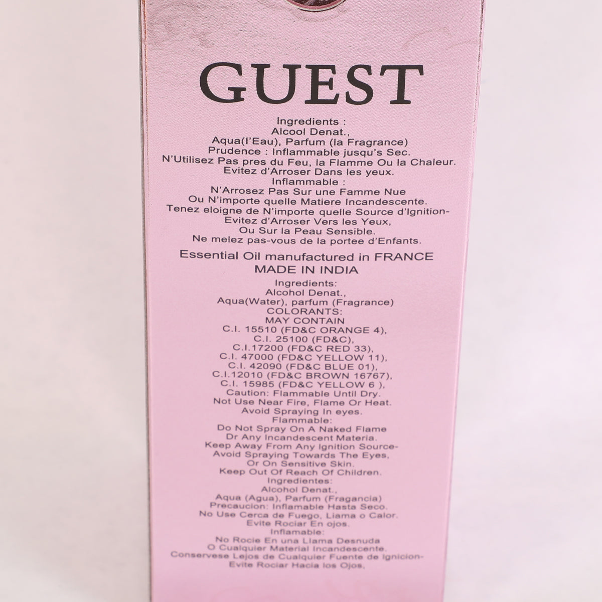 Guest Spray Perfume Eau De Parfum For Women - 100ML/3.4FL.OZ.