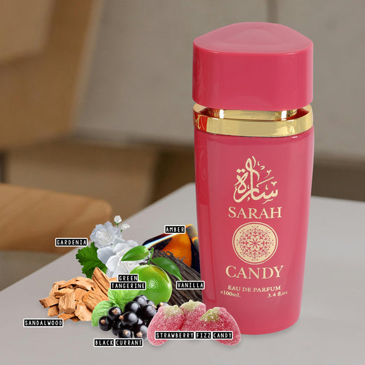 Sarah Candy Spray Perfume Eau De Parfum For Women - 100ML/3.4 FL.OZ./3PCS