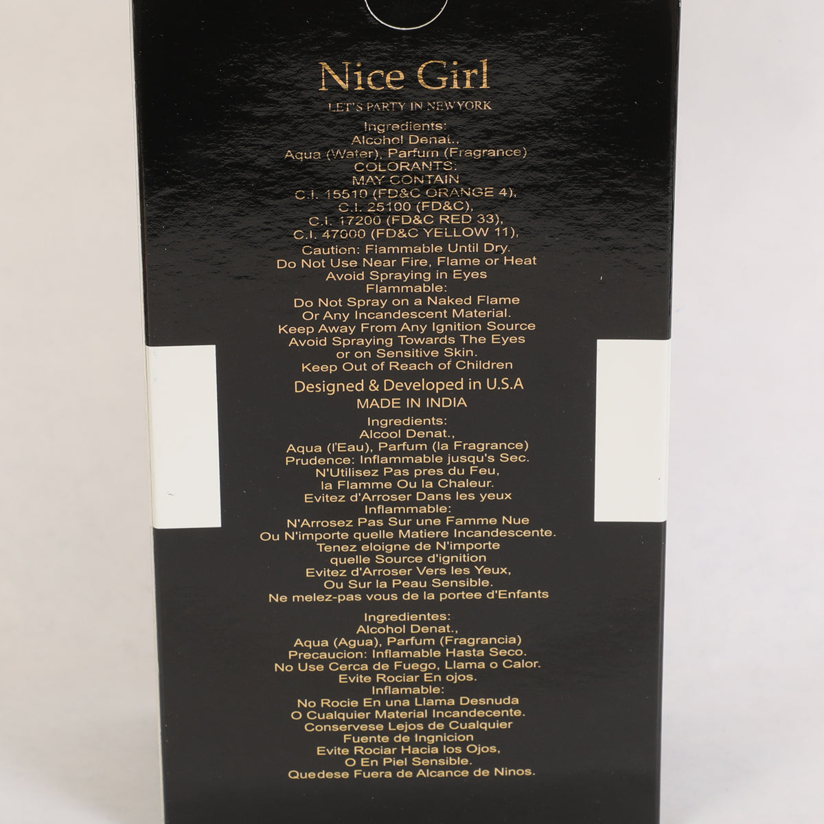 Nice Girl Lets Party In New York Spray Perfume Eau De Parfum For Women - 80ML/2.7FL.OZ
