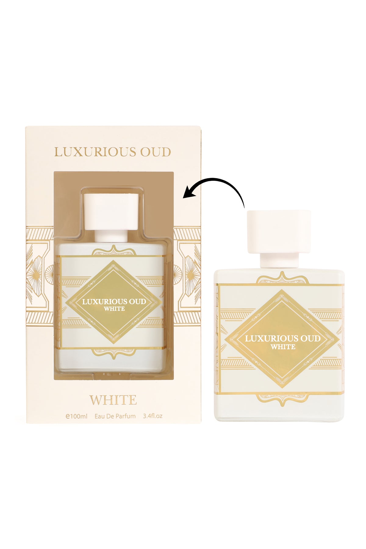 Luxurious Oud White Spray Perfume Eau De Parfum For Women - 100ML/3.4FL.OZ./3PCS