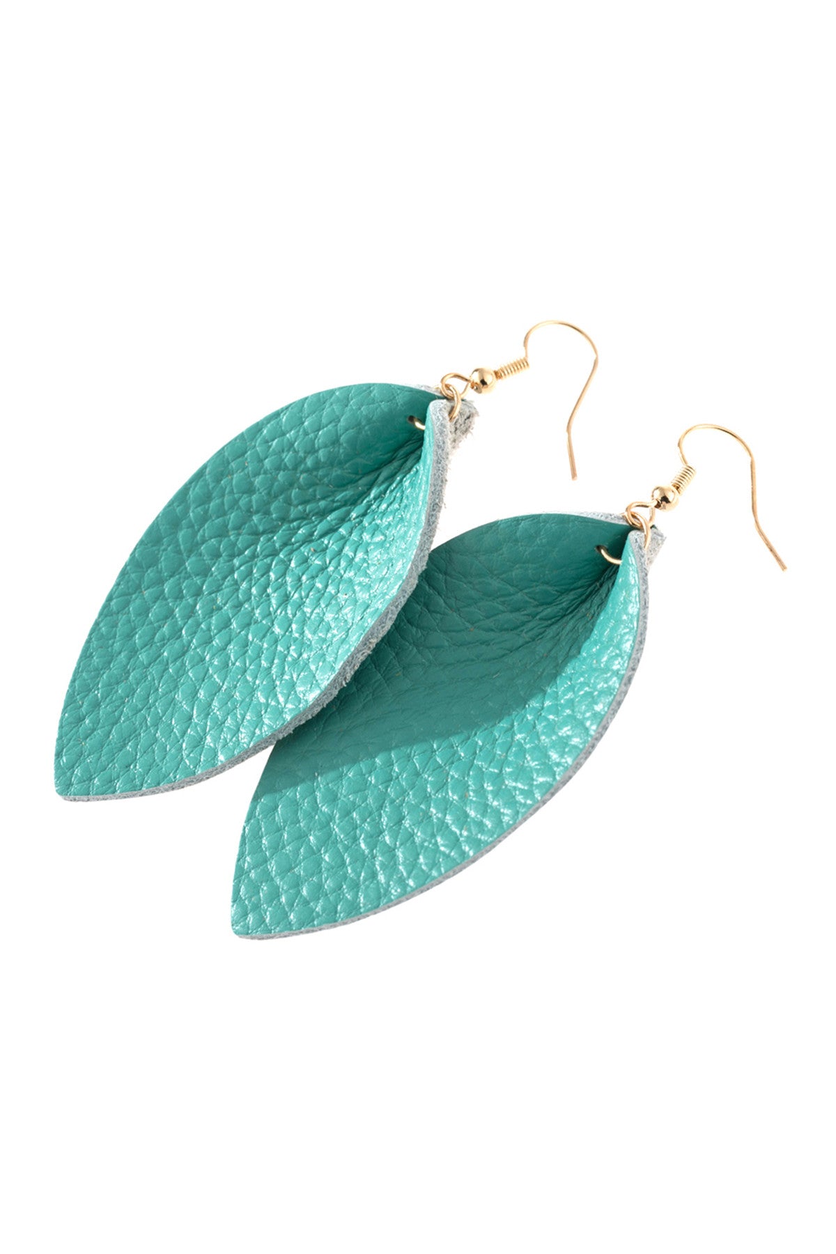 Pinched Teardrop Hoop Drop Earrings