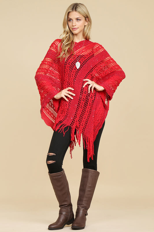 Crochet Native Pattern Poncho