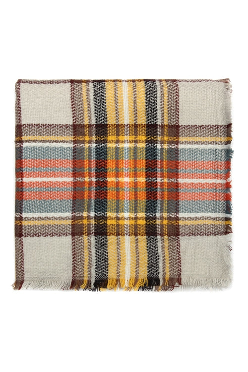 Fringe Blanket Scarf for Winter