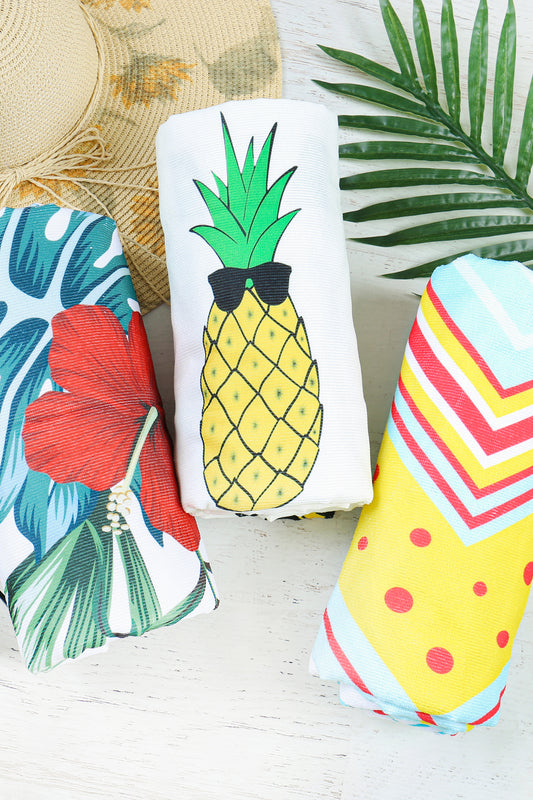 Women's Beach Chevron Pattern Towel for Summer