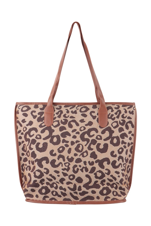 Leopard Print Tote Bag