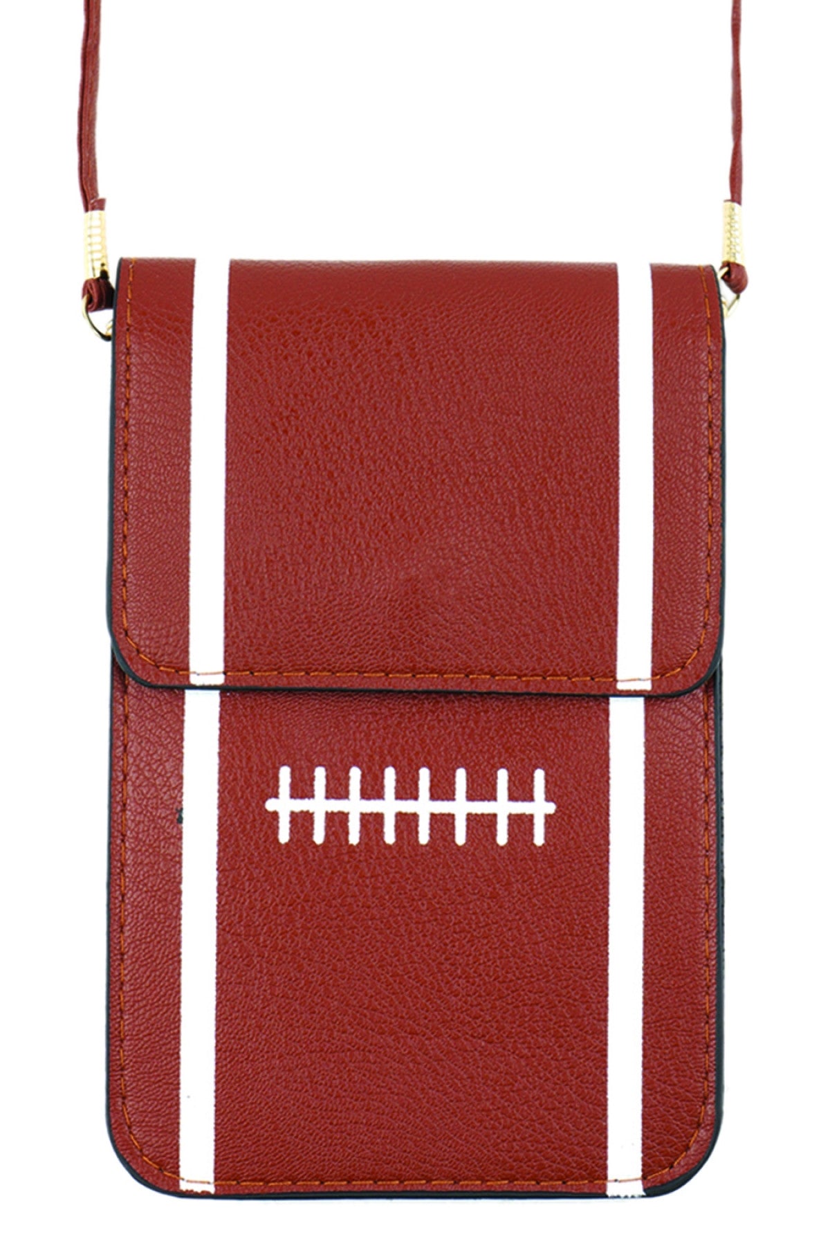 Football Cellphone Transparent Crossbody Bag