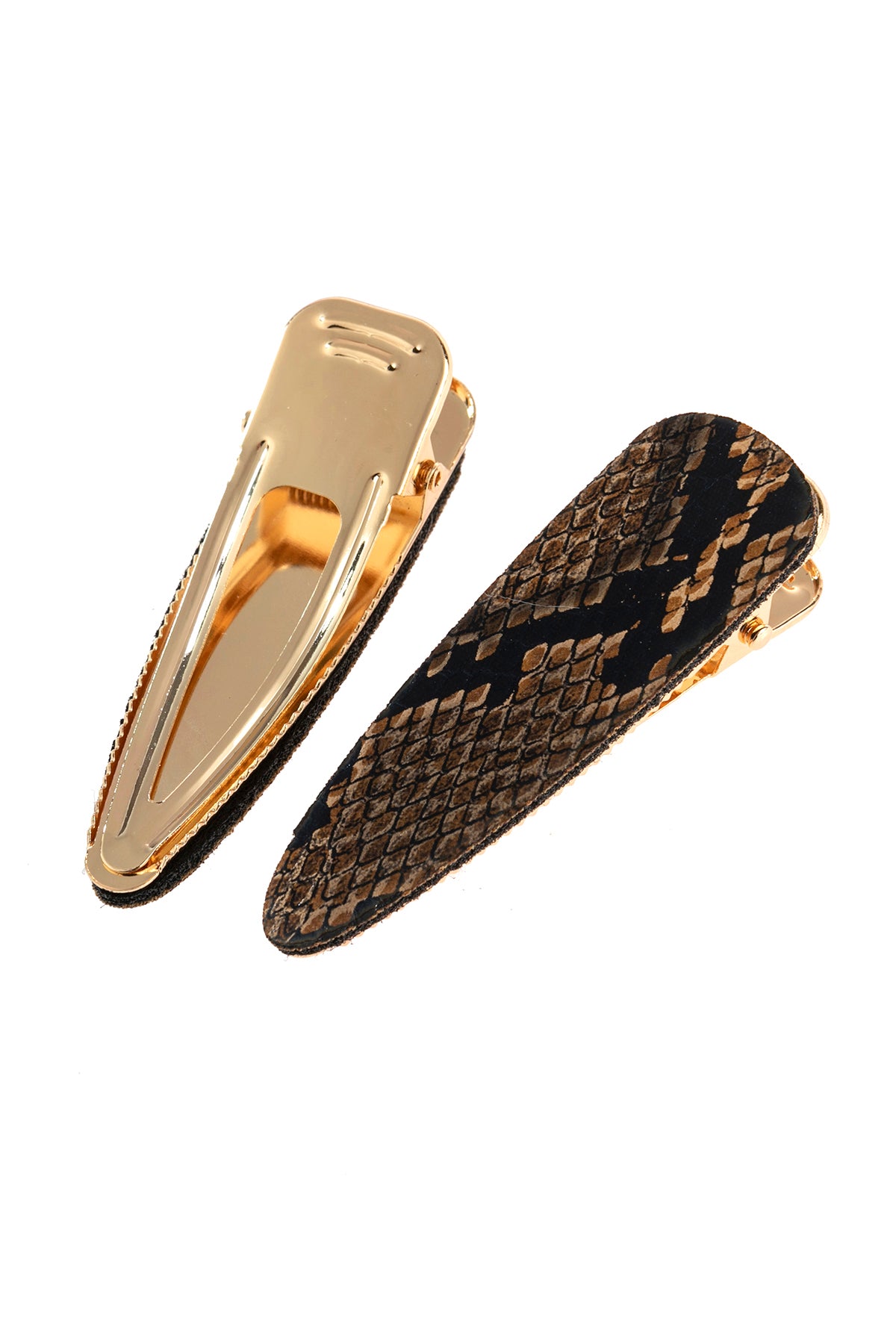 Snake Skin Leather Hair Clip Hair Accessories