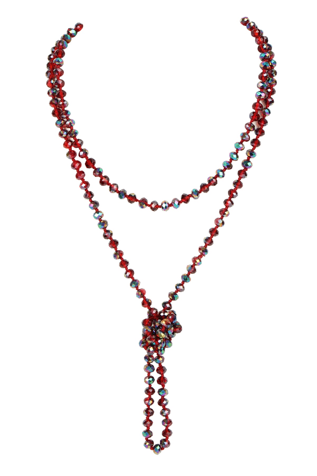 Longline Hand Knotted Necklace