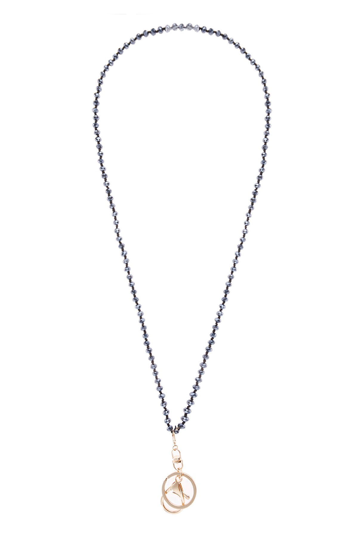 Glass Beads Lanyard Necklace