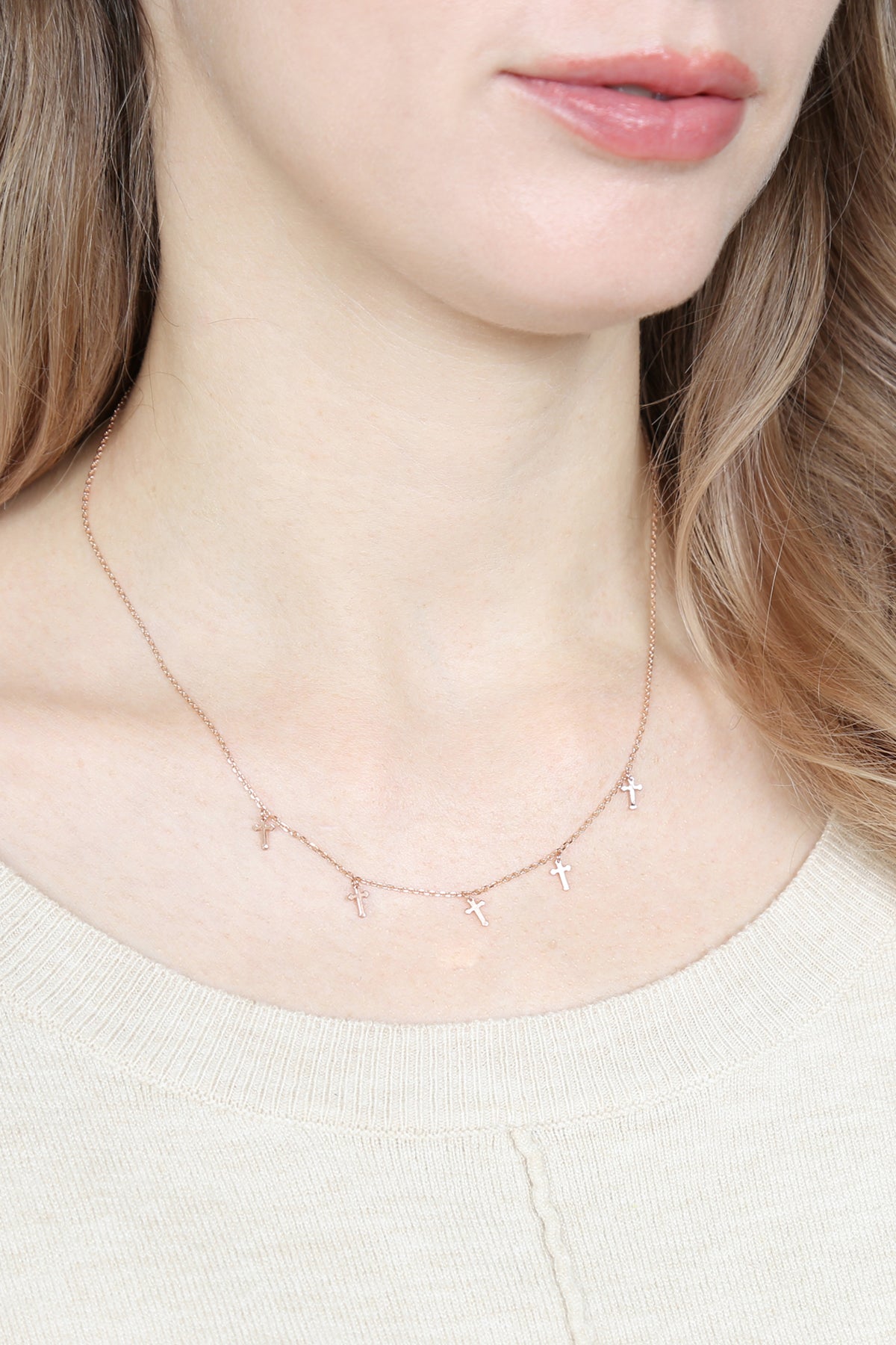Dainty Small Cross Necklace