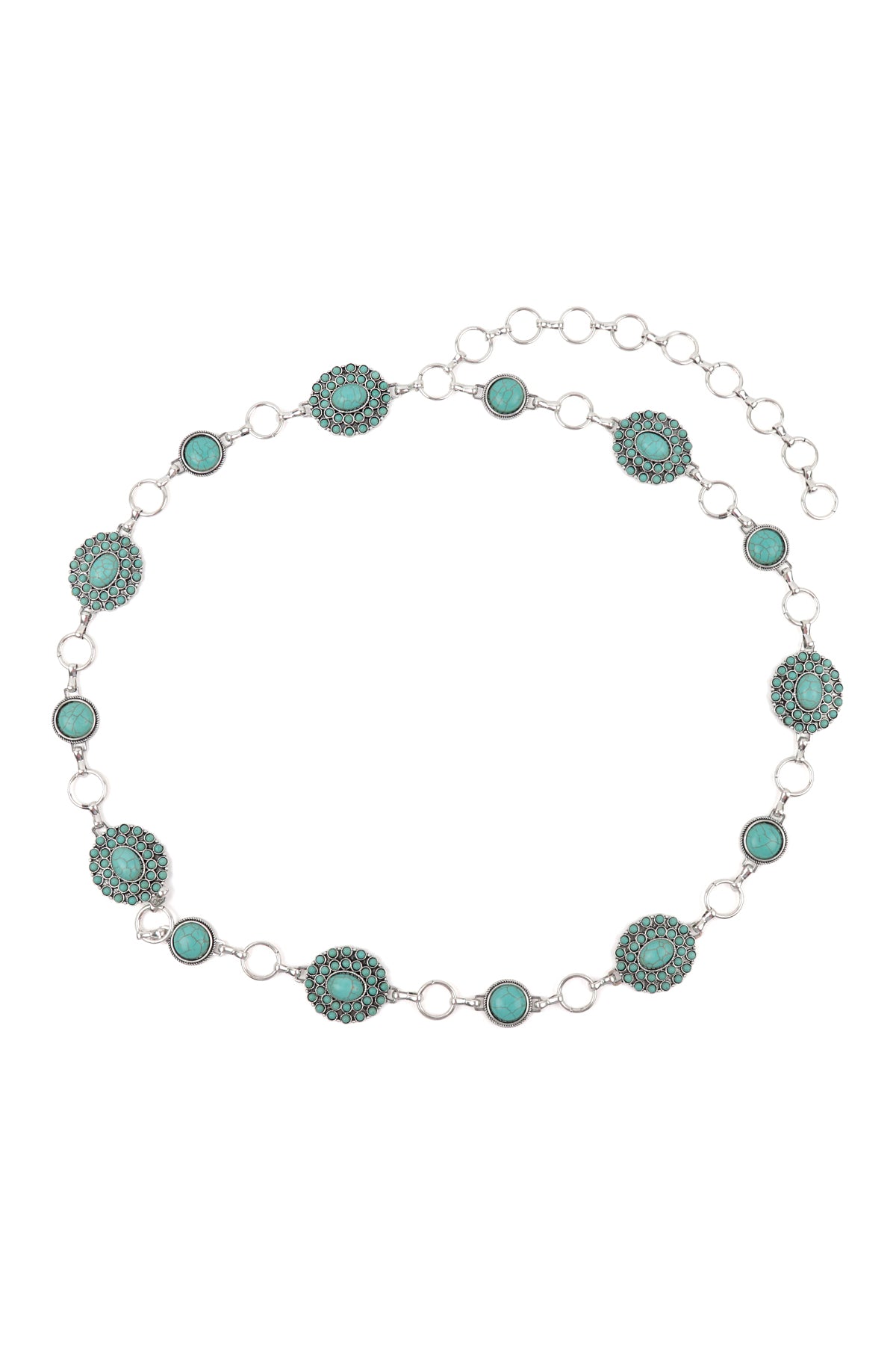 Turquoise Chain Belt - Boho Chic Fashion Accessory
