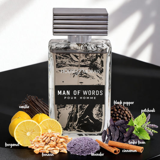 Man Of Words Spray Perfume Eau De Parfum For Men - 100ML/3.4FL.OZ.
