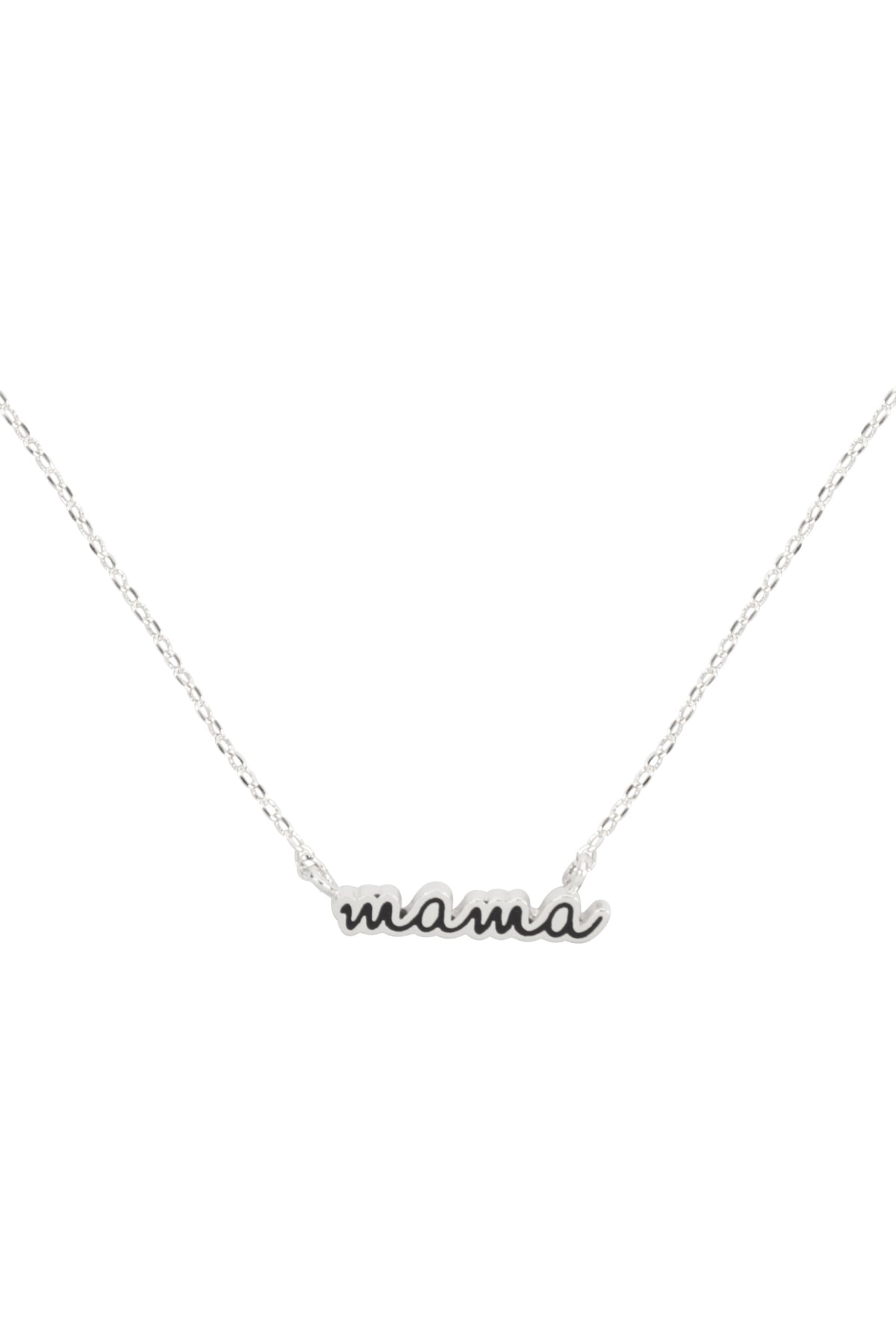 "MAMA" Script Necklace