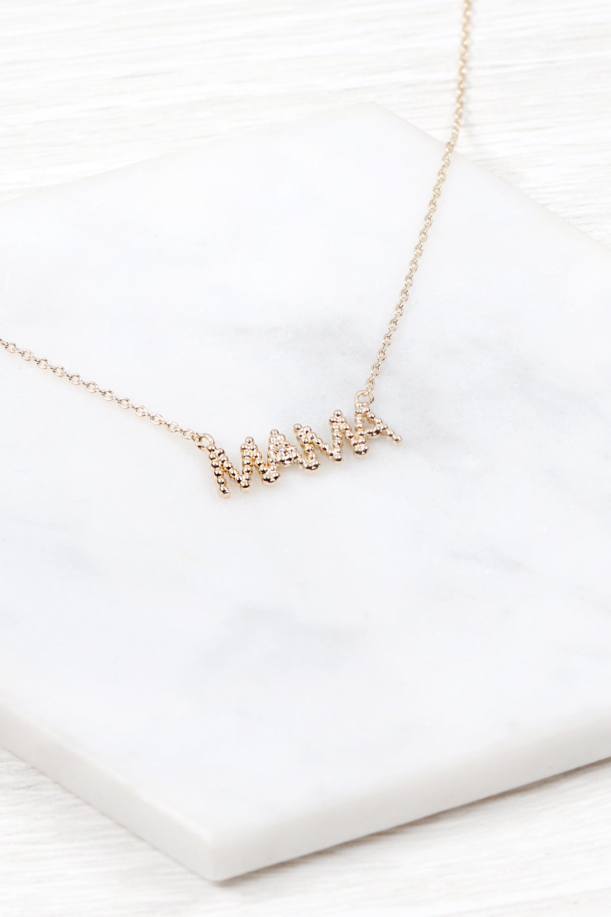 Ball Texture "Mama" Necklace