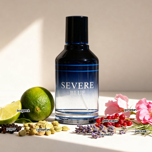 Severe Blue Pour Homme Spray Perfume Eau De Parfum For Men - 100ML/3.4FL.OZ.