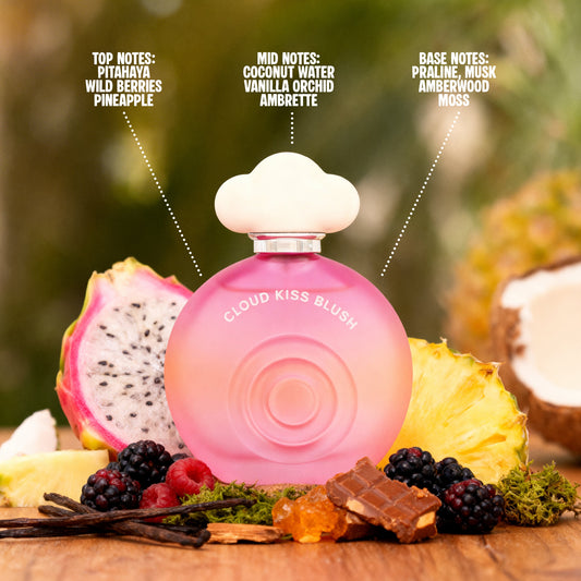 Cloud Kiss Blush Spray Perfume Eau De Parfum For Women - 100ML/3.4FL.OZ.