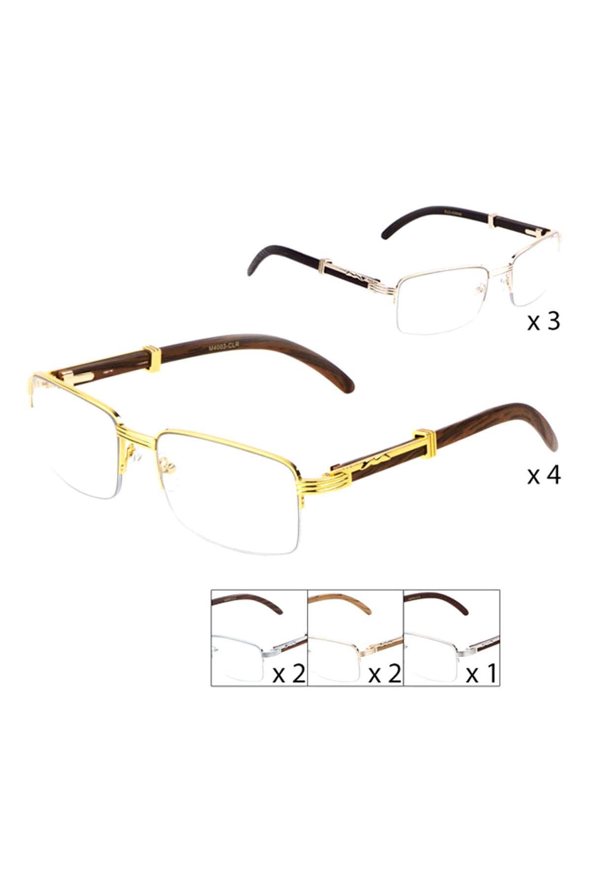 Fashionable and Functional Clear Eyeglasses