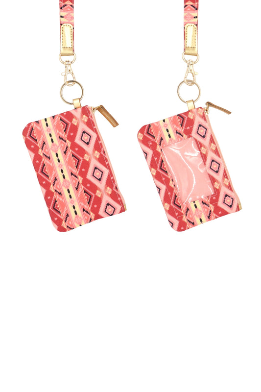 Tribal ID Wallet And Detachable Lanyard