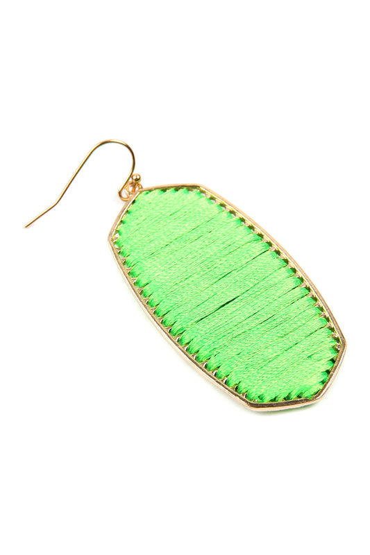 Thread Wrapped Earrings