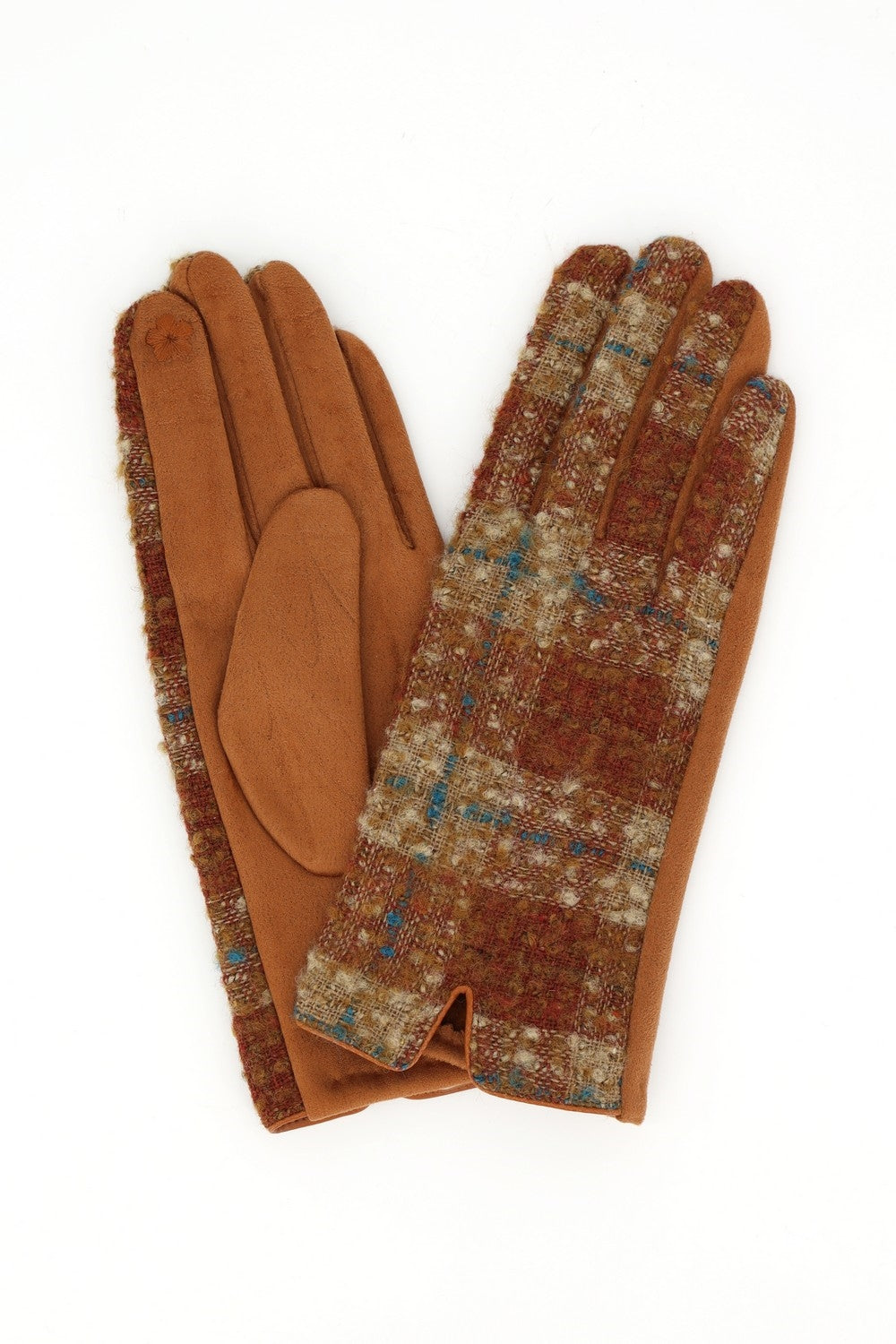 Vintage Tweed Pattern Mixed Texture Touchscreen