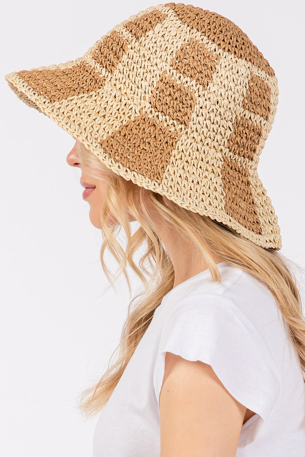Color Blocked Two Tone Bucket Hat