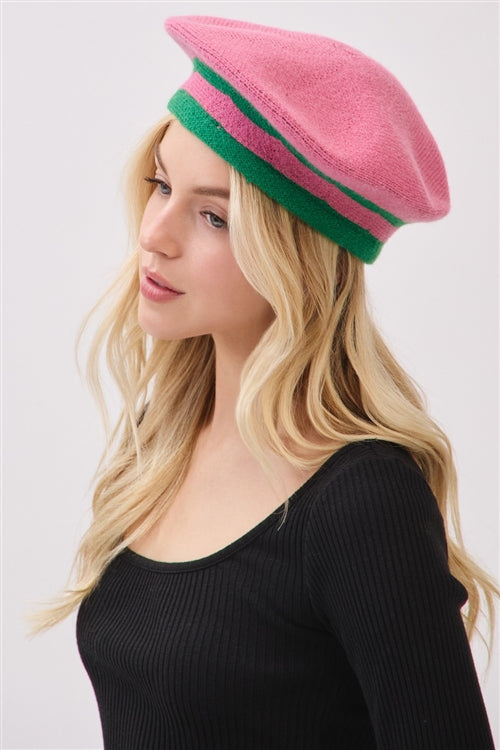 Striped Beret
