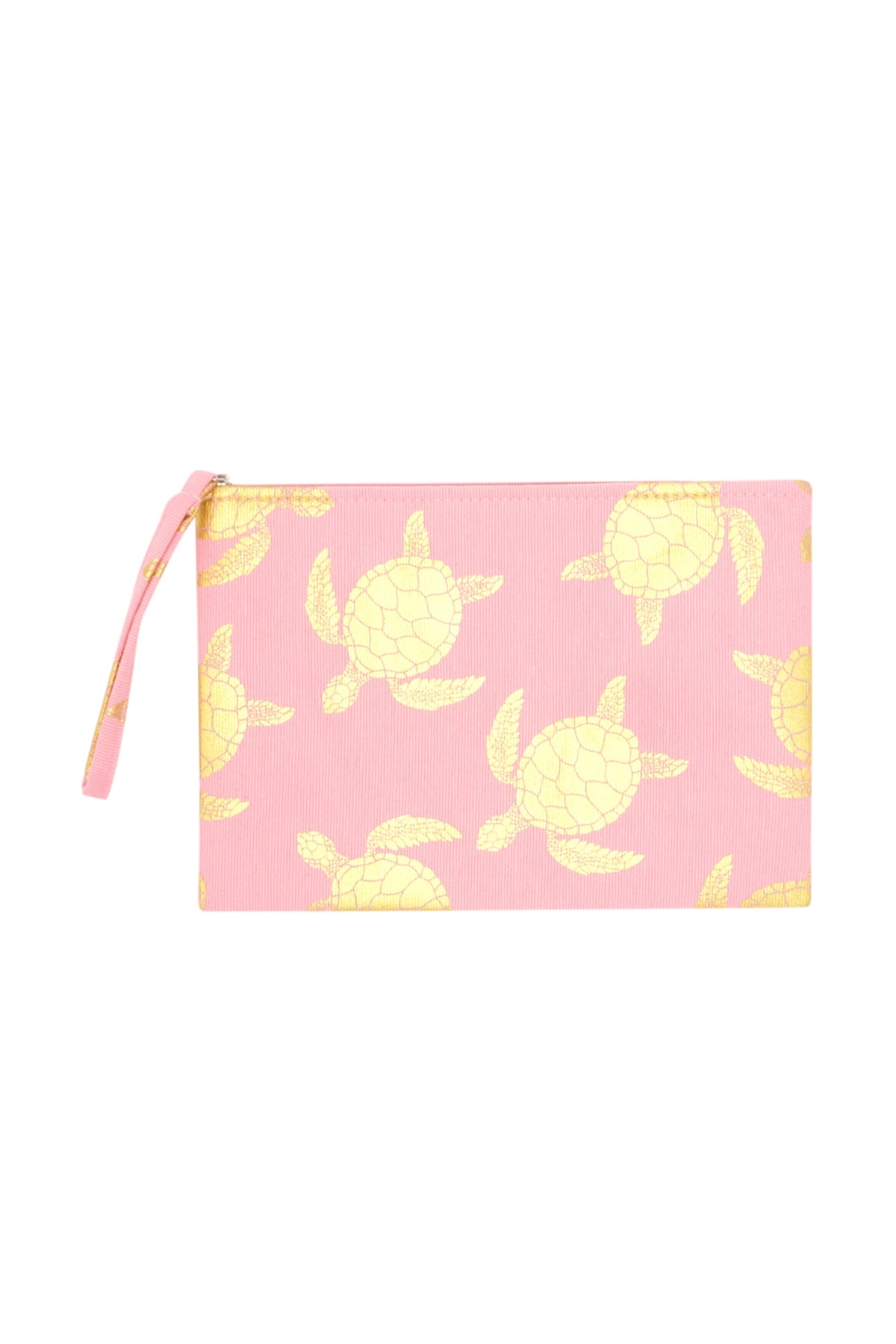 Gold Foil Turtle Pouch