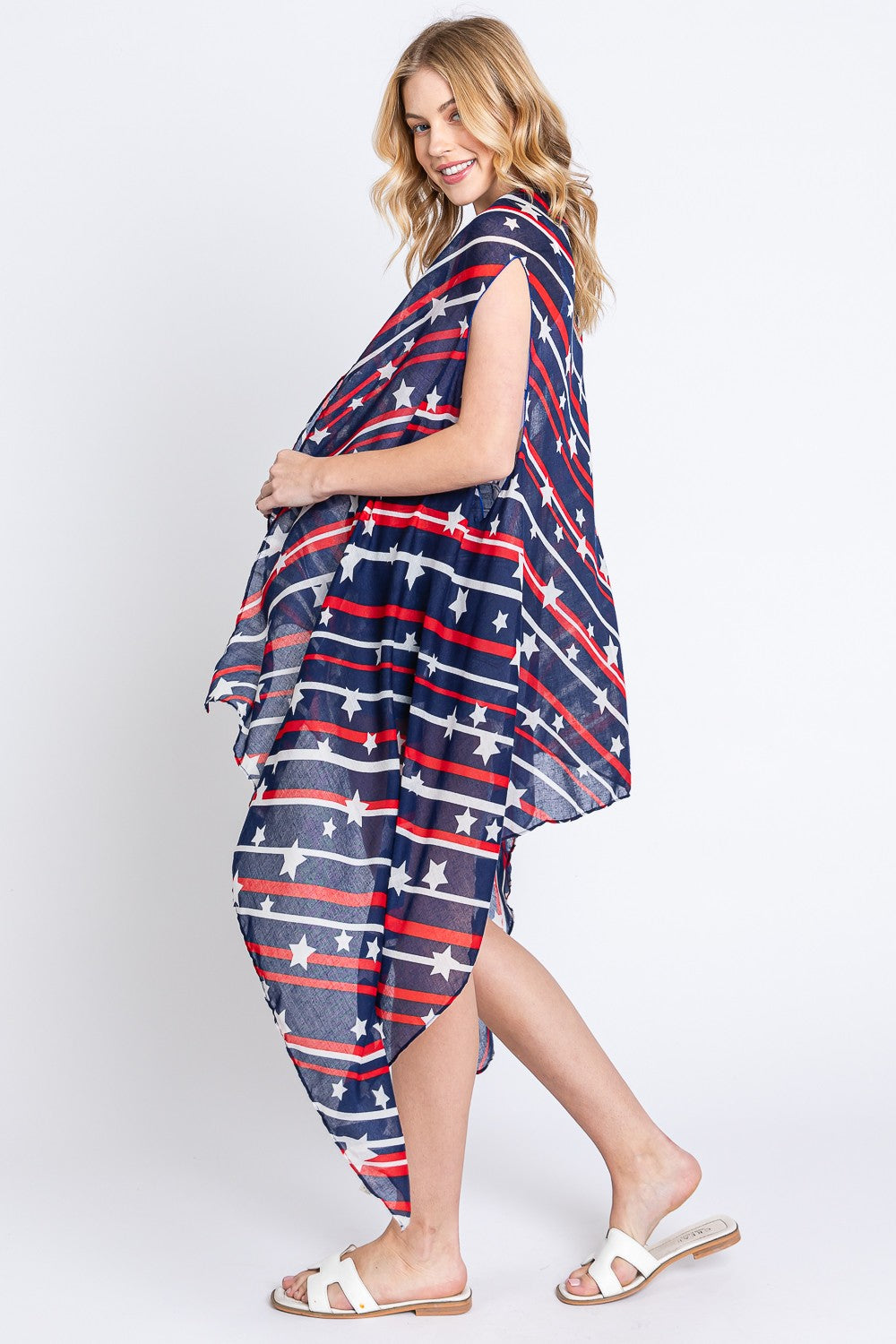 Patriotic Lightweight American Flag Vest