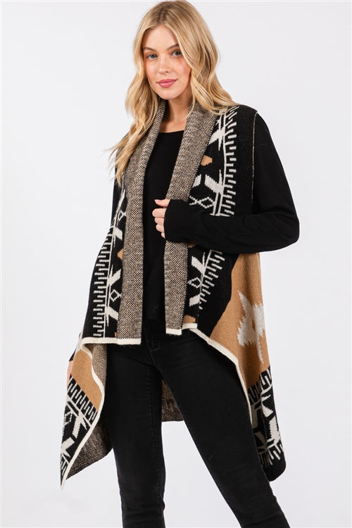 Aztec Pattern Vest
