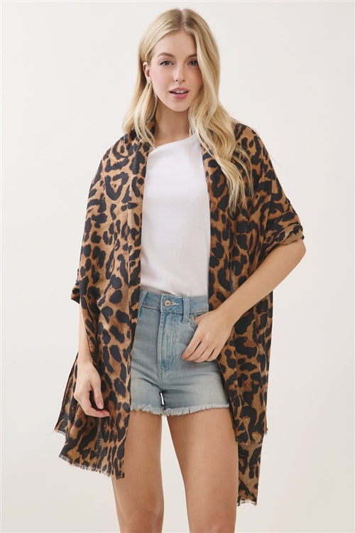 Leopard Print Scarf