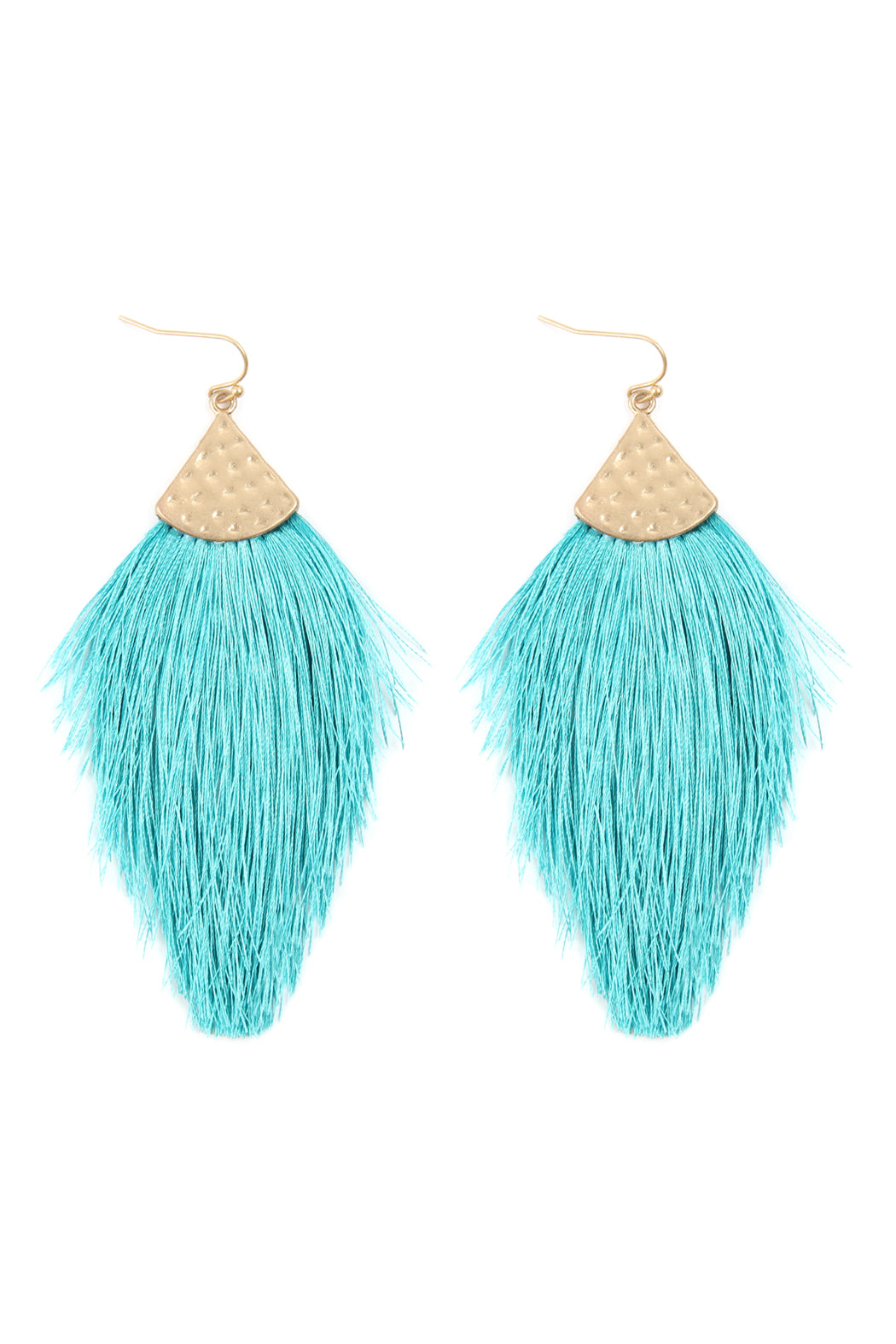 Thread Tassel Drop Earrings / 6PC