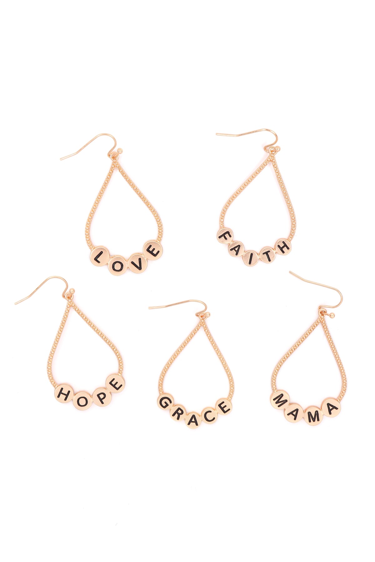 Grace Charm Teardrop Earrings