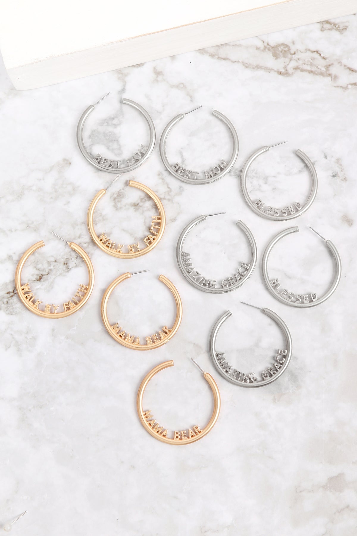Rounded Hoop Earrings