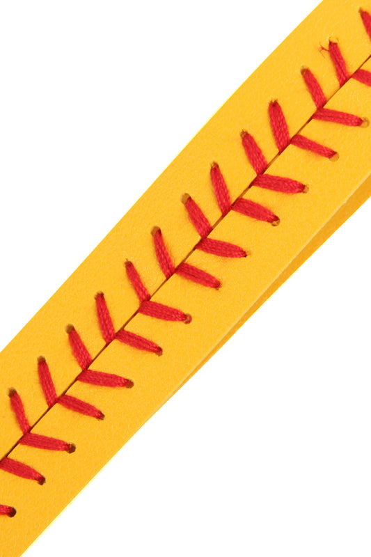 Sports Softball Leather Halo Hairband