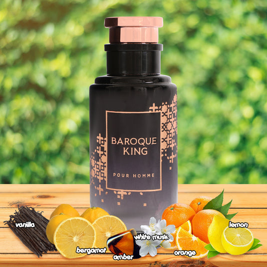 Baroque King Spray Perfume Eau De Parfum For Men - 100ML/3.4FL.OZ.
