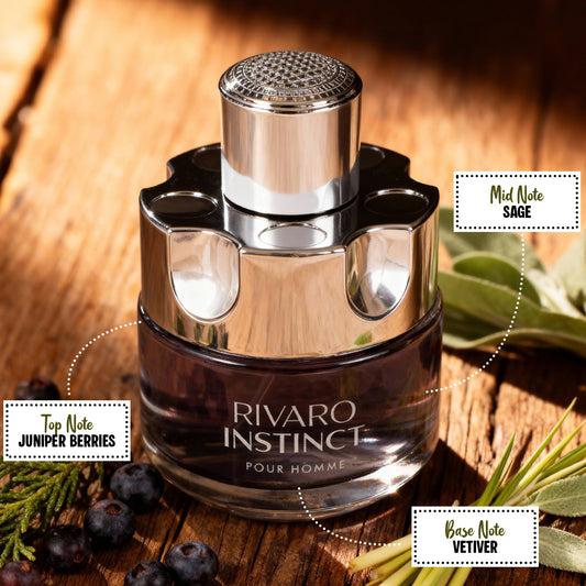 Rivaro Spray Perfume Eau De Parfum For Men - 100ML/3.4FL.OZ.