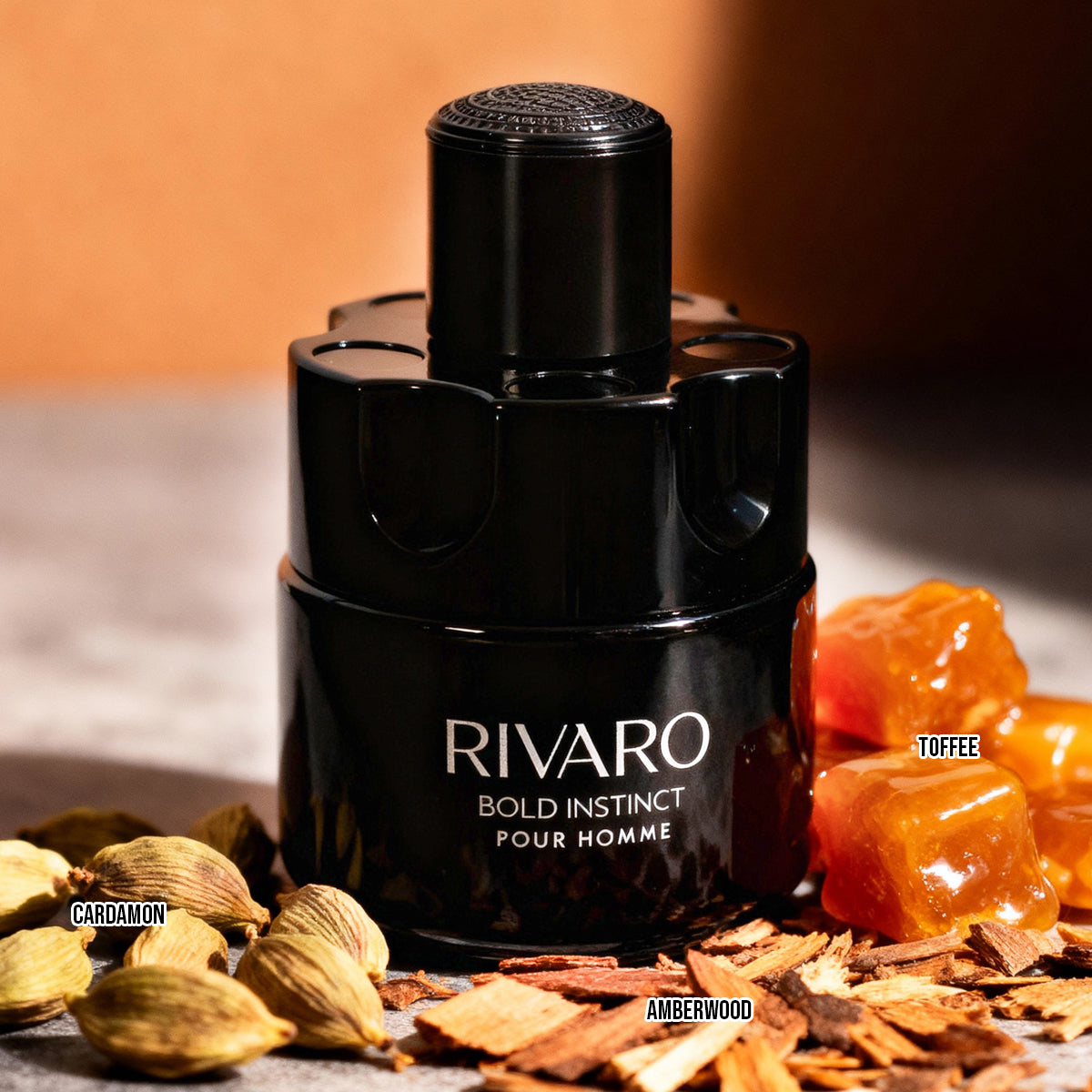 Rivaro Bold Instinct Spray Perfume Eau De Parfum For Men - 100ML/3.4FL.OZ.