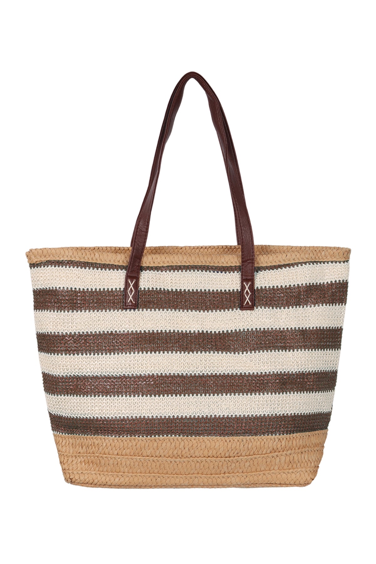 Natural Straw Tote Bag