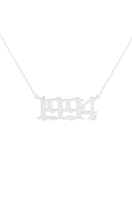 "1994" Birth Year Personalized Necklace